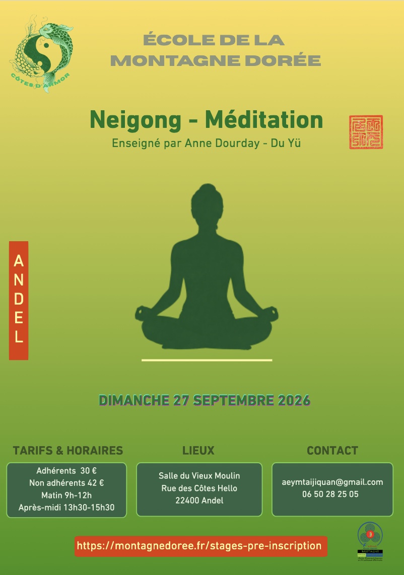 Stage Neigong - Méditation Daoïste