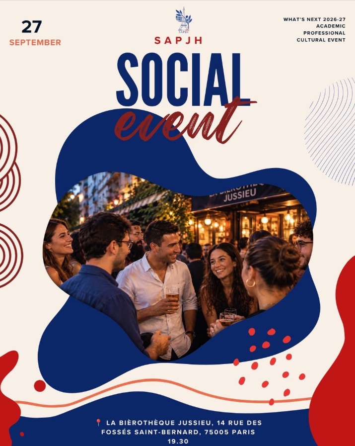 Premier Social Event SAPJH 2026-2027 / Συνάντηση Γνωριμίας